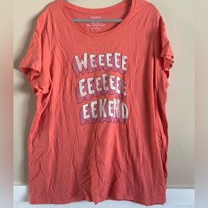 Torrid classic fit tee, size 4